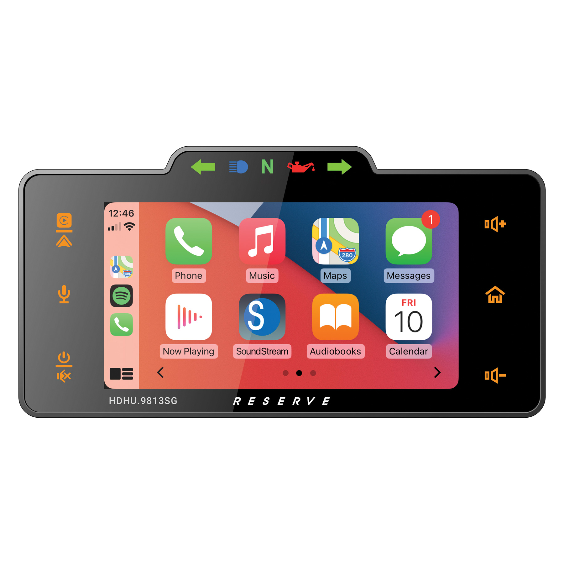 adio Soundstream Reserve HDHU.9813SG do motocykli Harley Davidson