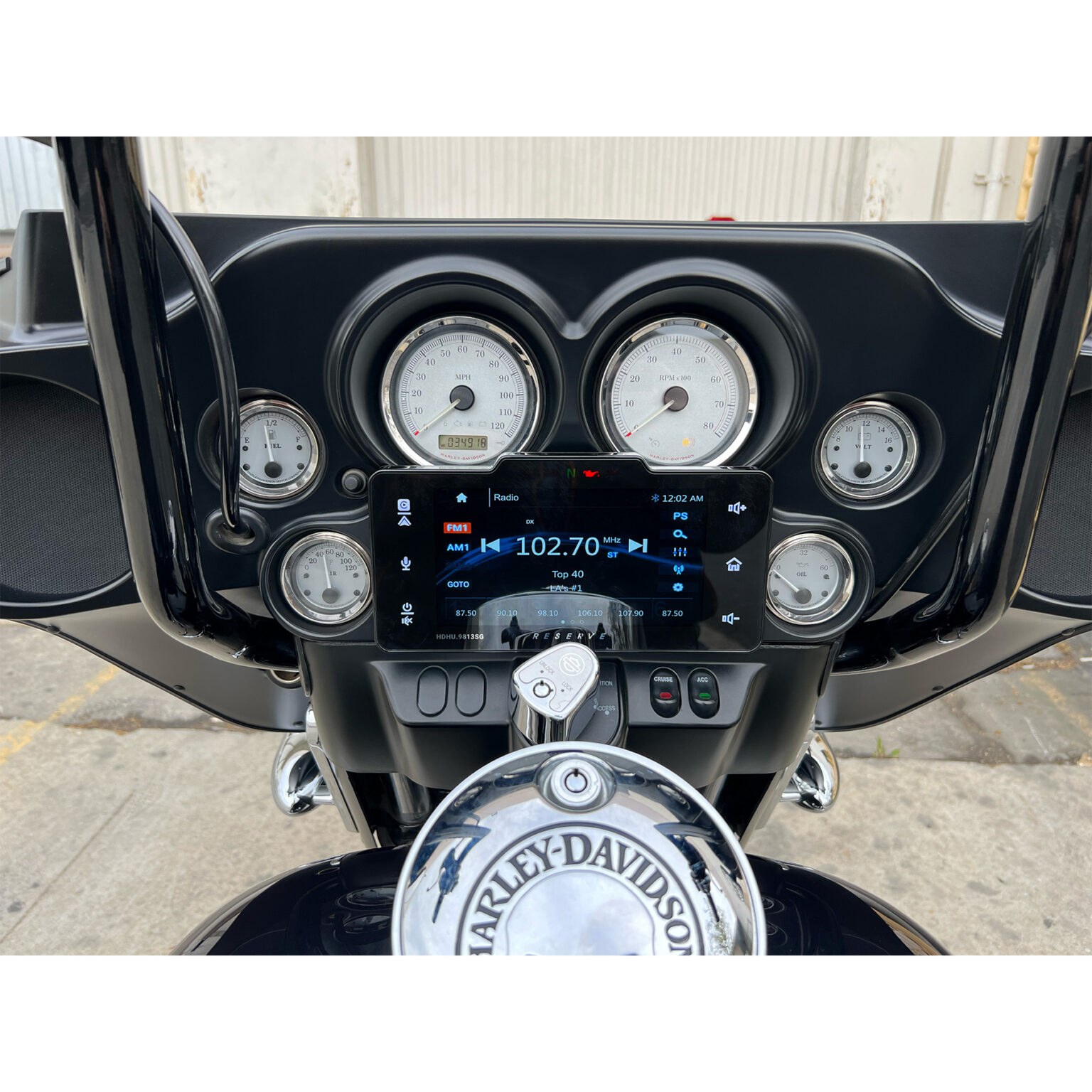 Radio Soundstream Reserve WHD.9813SG do motocykli Harley Davidson Street Glide, Electra Glide 98-13 z Android Auto/Car Play - obrazek 3