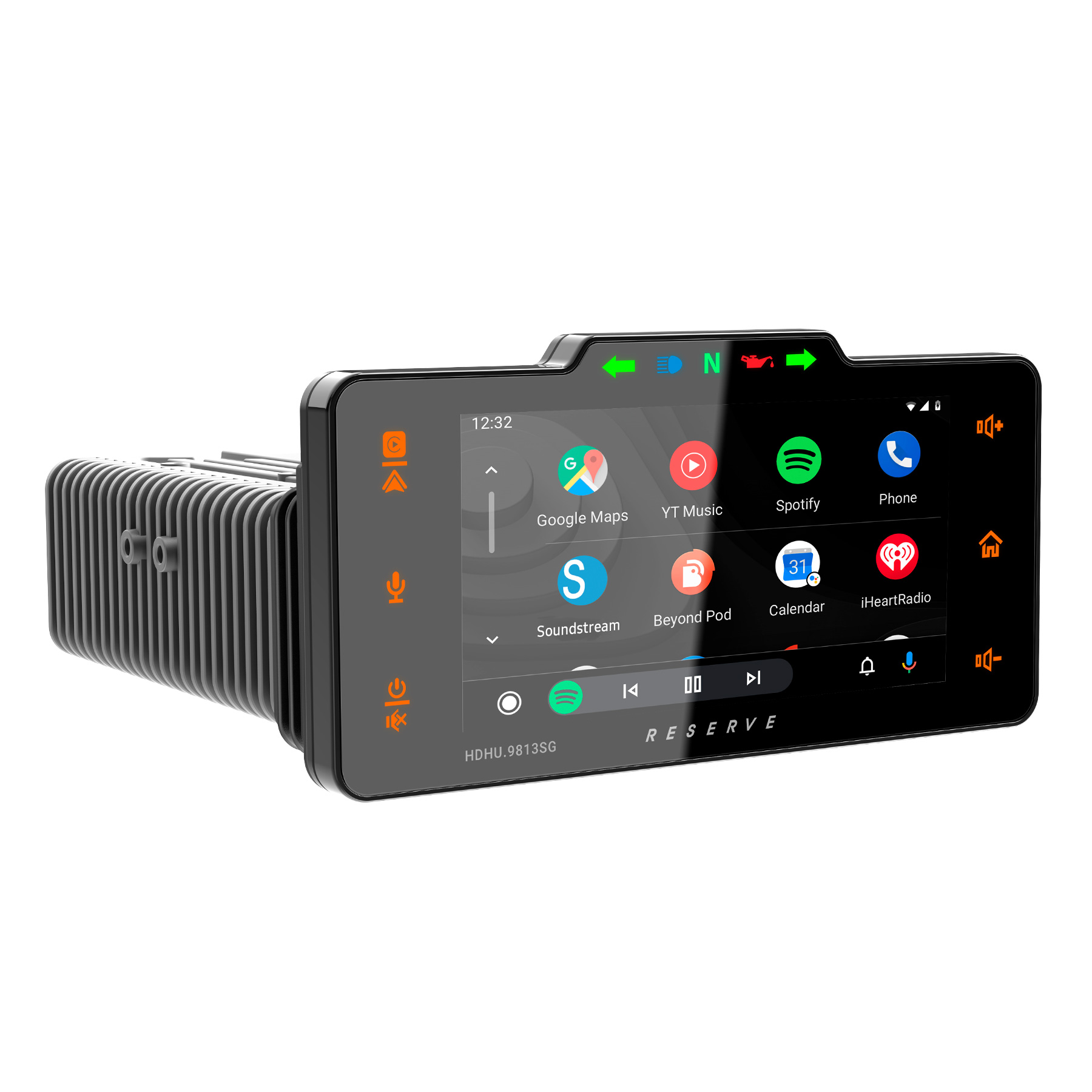 Radio Soundstream Reserve HDHU.9813SG do motocykli Harley Davidson Street Glide, Electra Glide 98-13 z Android Auto/Car Play