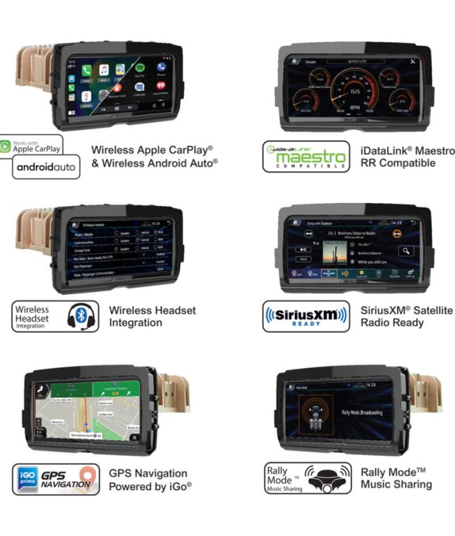Radio do motocykla Harley Davidson Soundstream Reserve V2_funkcje